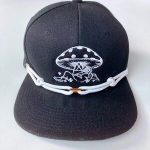 Findlay Spaceboi and Mushroom Snapback Hat Black